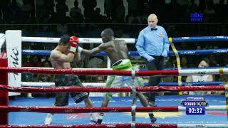 Nghitumbwa beats Chinas Wang in WBO Super Bantamweight title [upl. by Artinad744]