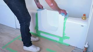 How to Install a Walkin Bathtub Conversion Kit [upl. by Guimond]