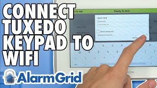 Honeywell Home Tuxedo Keypad Connect to WIFI [upl. by Oinegue]