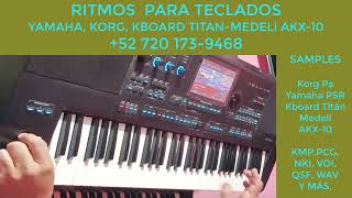 REPICAME EL TIMBAL 7 LATINOS RITMO PARA TECLADOS [upl. by Pega]