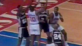 Dennis Rodman’s Last Game vs Spurs Before Joining Them 1993 [upl. by Ishmul]