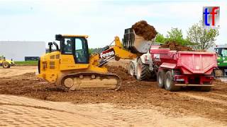 CATERPILLAR 963K amp FENDT Earthworks  Erdbau Winnenden Germany 11052017 [upl. by Aerdied]