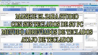 Tutorial ZaraStudio  Maneja con teclados método abreviado de teclados 2018 [upl. by Suicul]