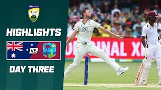 Australia v West Indies 202324  Second Test  Day 3 [upl. by Lamont656]