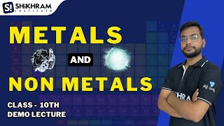 METALS and NON METALS 10th CBSE CHEMISTRY CHAPTER 3  Part 1  CBSE Class 10  Shikhram Institute [upl. by Eilyk891]