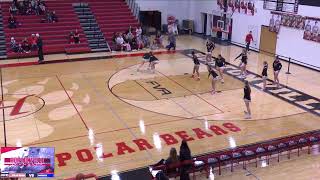 Hortonville High vs Appleton East High School Girls JV Basketbal [upl. by Lladnarc]