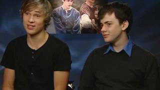 The Chronicles Of Narnia Prince Caspian Skandar Keynes and William Moseley Video Interview [upl. by Ahsitra612]