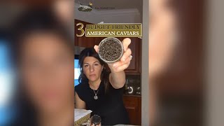 3 BudgetFriendly American Caviars [upl. by Other]