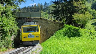 Impressionen der Wendelstein Zahnradbahn auf freier Strecke mit dem Beh 48 Triebzug [upl. by Eirrehc449]