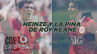 Tremendo Heinze y la piña de Roy Keane en el vestuario del Manchester United [upl. by Renny]