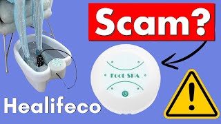 Healifeco 20 Ionic Foot Spa Review Scam or Legit [upl. by Enamrahs146]