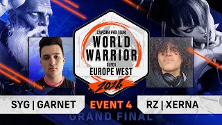 Garnet Dhalsim vs Xerna Juri  Grand Final  Europe West  World Warrior 2024 [upl. by Aznarepse]