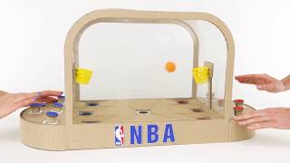 How To Build Basketball Board Game for 2 Players [upl. by Rimhsak678]