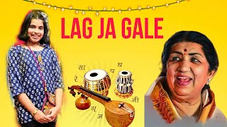 Gaurika sang a Melodious🎵Lag jaa Gale of LatajiKaraoke Nite Navratri2024lagjagalelatamangeshkar [upl. by Enyrehtac949]