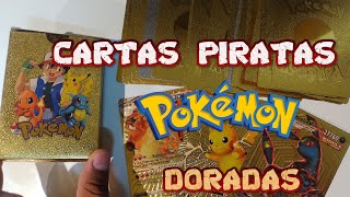 CARTAS DORADAS DE POKEMON  PIRATAS 😱 [upl. by Neeroc]