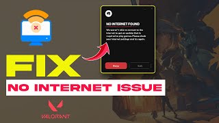 How to Fix No Internet Issue in Valorant on Windows 11  No Internet Connection in Valorant [upl. by Atilrac77]