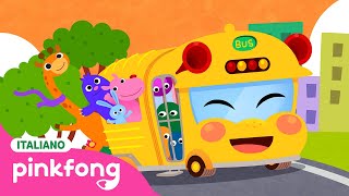 Le Ruote del Bus  The Wheels on the Bus  Pinkfong Bimbo Squalo Canzoni per Bambini [upl. by Theodora247]