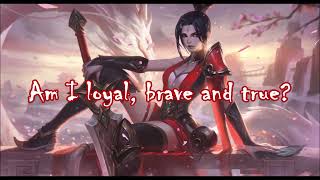 Loyal BraveTrue  Nightcore  Lyrics [upl. by Yelsa]