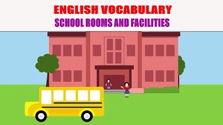 School Rooms and Facilities Vocabulary with Pictures Pronunciations and Definitions [upl. by Vonnie]