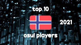 Top 10 osustandard Players of Norway 2021 [upl. by Anialram629]