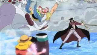 One PieceCaptan Buggy Vs Strongest Swords Man Mihawk [upl. by Enahpets]