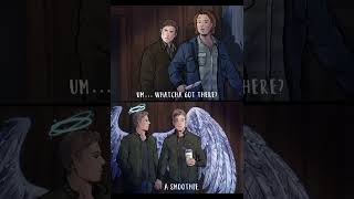 DestielSabrielAichael destiel sabriel supernatural deancas spnedit fanart [upl. by Acsot]