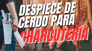 DESPOSTE DE CERDO 100  PARA CHARCUTERIA Paso a paso  MarcosSomana [upl. by Eceinart]