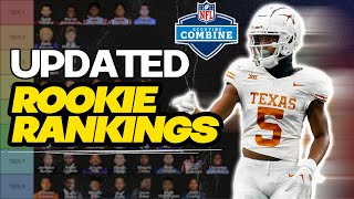 All Rookie Rankings amp Tiers  2024 Dynasty Football [upl. by Allin]