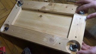 Making a low profile furniture dolly [upl. by Quirk]