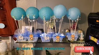 Dollar Tree DIY Baby Shower Decor  DIY Boy Baby Shower Centerpiece  dollar tree diy 2020 [upl. by Kamat790]