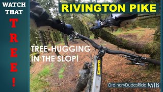 RIVINGTON PIKE MTB in the slop Watch out for the trees [upl. by Anitsirhc]