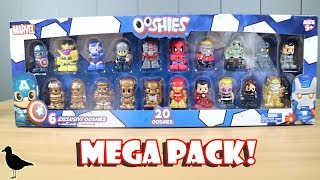 Marvel Ooshies 20 Pack Opening Exclusive Bronze amp Gold Ooshies  Birdew Reviews [upl. by Odrick]