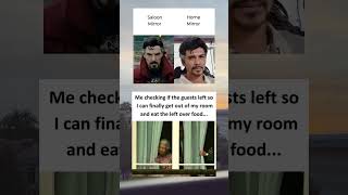 Saloon mirror vs home mirror 😂 memes [upl. by Clougher]