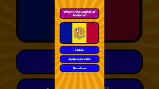 4 What is the capital of Andorra  Type your answer at comment are [upl. by Oicnerolf]