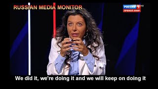 Margarita Simonyan admits to RTs operations [upl. by Marleen]