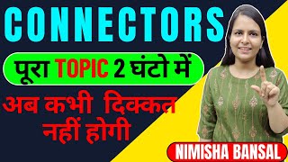 CONNECTORS  CATEGORIES  STRATEGY  GRAMMAR  BASIC TO ADVANCE  NIMISHA BANSAL [upl. by Mart]