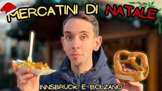 Cosa si MANGIA nei MERCATINI DI NATALE in Alto Adige  SPECIALE NATALE [upl. by Sirron]