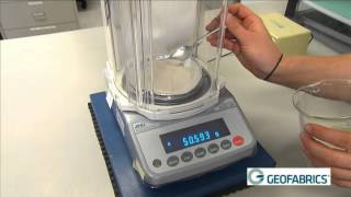 Geotextiles Standard AS 37067  Pore Size Test Method [upl. by Norrahc68]