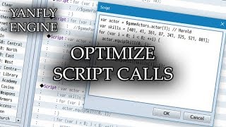 YEP194  Optimize Script Calls  RPG Maker MV [upl. by Ttnerb]