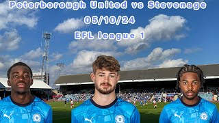 Peterborough United vs Stevenage 051024 EFL LEAGUE 1 Come on posh fyp foruoupage viral [upl. by Beutner546]