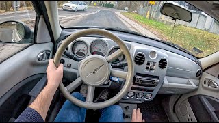 2005 Chrysler PT Cruiser 16 i 16V 115HP 0100 POV Test Drive 1945 Joe Black [upl. by Ahseyt]