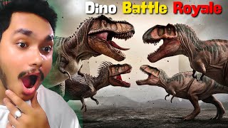 EPIC DINOSAUR BATTLE ROYALE 🔥 TREX vs SPINOSAURUS [upl. by Tterb]