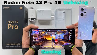 Redmi Note 12 Pro 5G unboxing and gaming MediaTak Dimensity 1080 Processor [upl. by Lexerd]