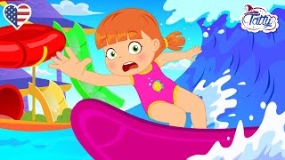 🎡 Tatty and Misifu in the Water Park 🏄🏽‍♀️ Cartoon Videos for Kids [upl. by Jezebel5]