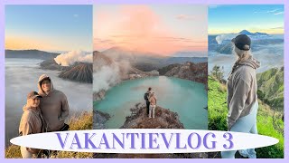 TWEE VULKANEN BEKLIMMEN MET BIZAR UITZICHT  BROMO amp IJEN VULKAAN  NAAR BALI  VAKANTIEVLOG 3 [upl. by Neesay]