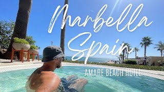 Relaxing weekend in Marbella at the Amare Beach Hotel [upl. by Acisey]