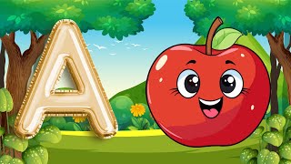 A Apple Song  Inspired By ABC song Gracies Corner  Nursery Rhymes  Kids Songs 66 [upl. by Bunni]