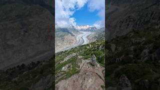 Witness the majesty of the Aletsch Glacier the largest glacier in the Alps [upl. by Yanarp349]