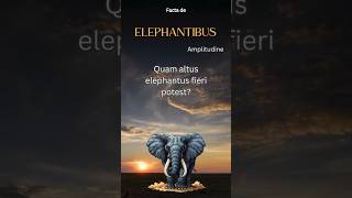 Factum de Elephante 5 Quam altus elephantus fieri potest [upl. by Enelie107]