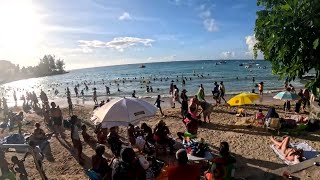 Biggest traffic jam and most people at Pereybere Walking Tour in 4K  Mauritius 2024 January [upl. by Florine]